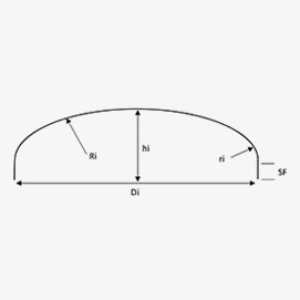 2:1 Semi Ellipsodial